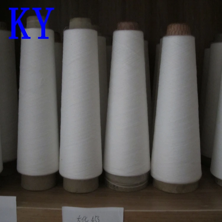 RING SPUN CVC50/50 40S Cotton Polyester Blended Yarn from China factory