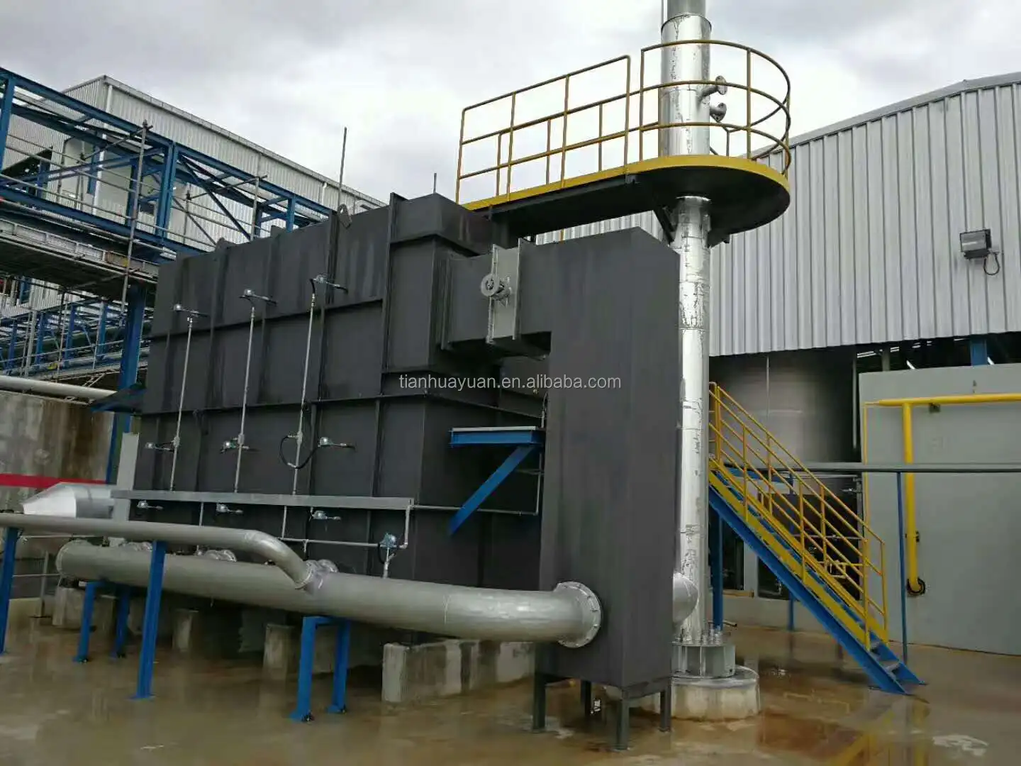 High efficiency organic waste gas treatment equipment industrial regenerative thermal oxidizer