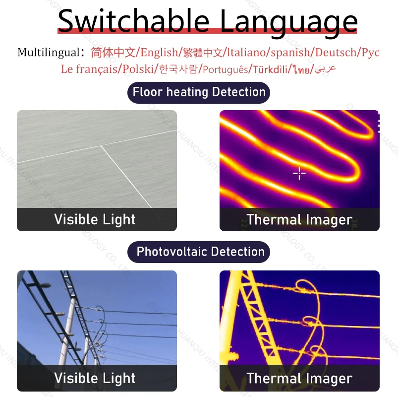 new arrive Guide PC210 Temperature Instrument thermal imaging infrared camera Industrial Thermal Imager  Thermal Heat Camera