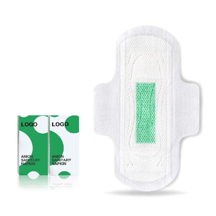 Wholesale Bamboo 100 Biodegradable Herbal Medical Sanitary Pads Negative Ion Strip Napkin Price