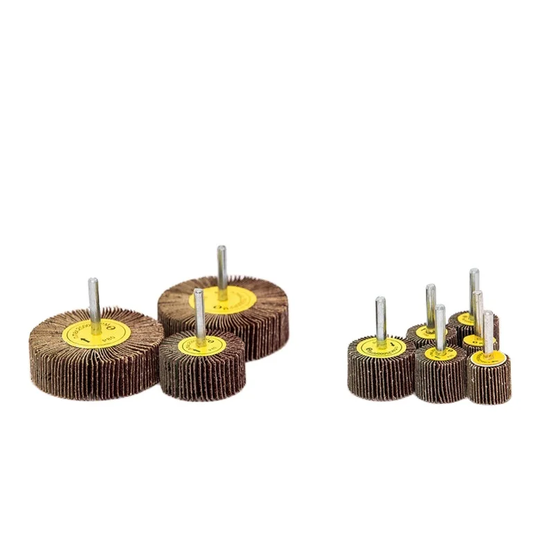 Good Price In Different Sizes Mounted Sanding Cloth Spindle Mounted Cloth Flap Wheel,Flap Wheel With Shank