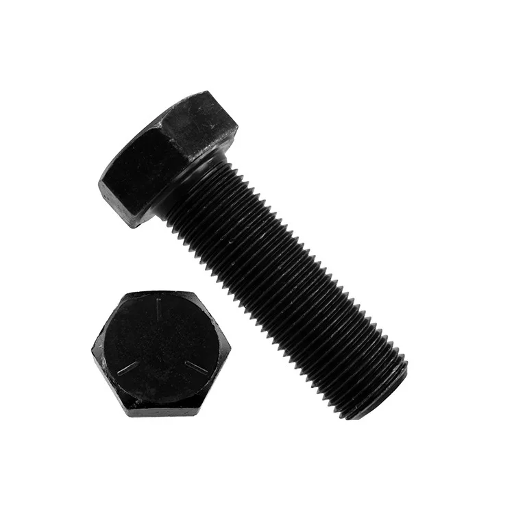 ANSI ASME UNC UNF Grade5 Grade8 высокопрочные DIN931 черный оксид цинка простые шестигранные болты с полной половинной резьбой болт шестигранной головкой