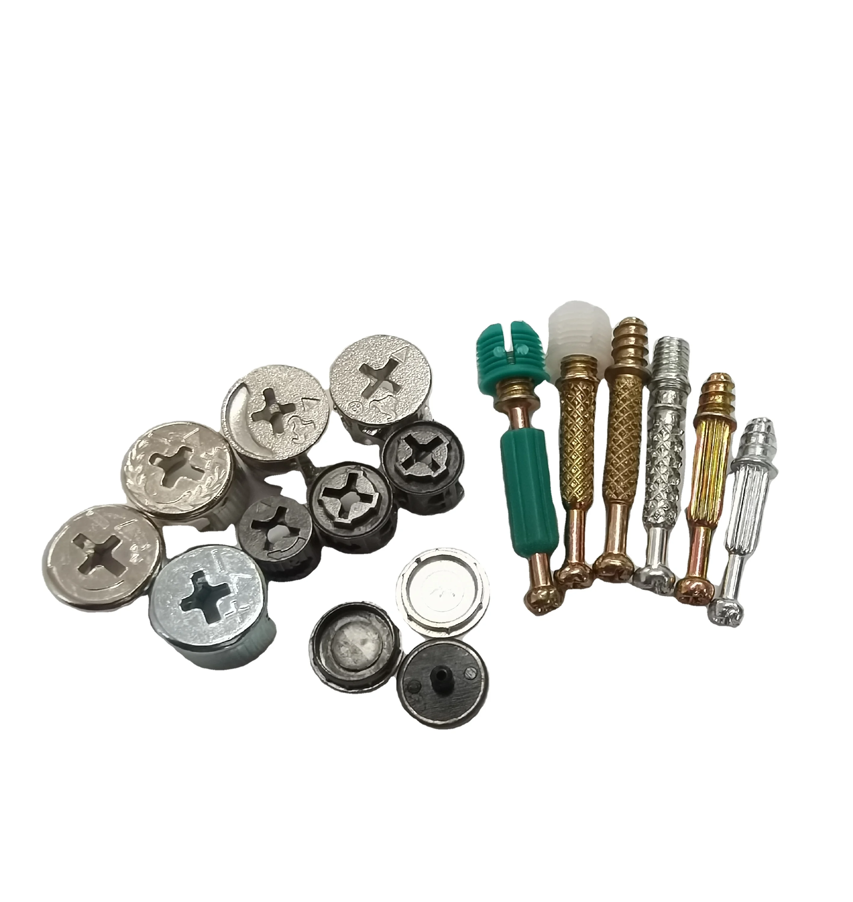 M3-m6 Zinc Plated Steel Nickel Silver Cheese Head Stainless Steel Furniture Connector
