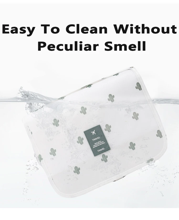 2024 Eid offer Hot Sale Travel Hook Wash Bag Portable Large Capacity Wash Wet and Dry Separation Portable Cosmetic Bag