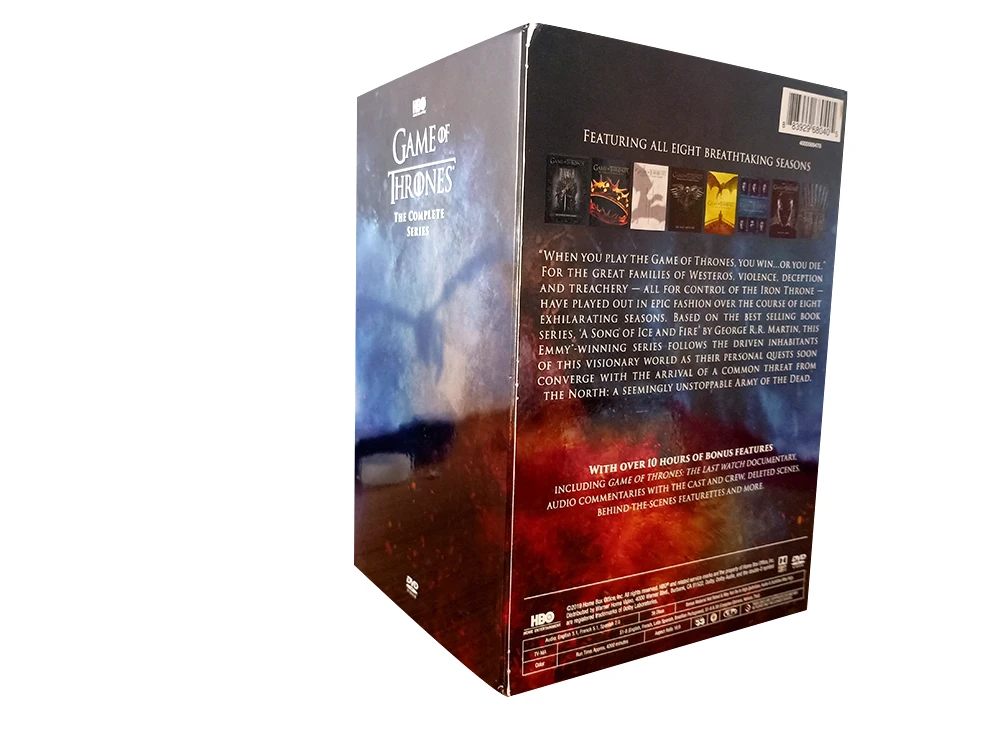 Game of thrones The Complete Series 38DVD box set region 1 dvd movies tv series high quality DVD free shipping by UPS