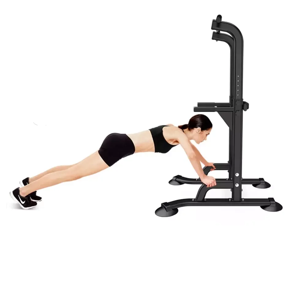 Pull Up Station Power Tower Fitness Tower Power Tower Gym Equipment Sturdy Chin-up Bar Stand Dip Station