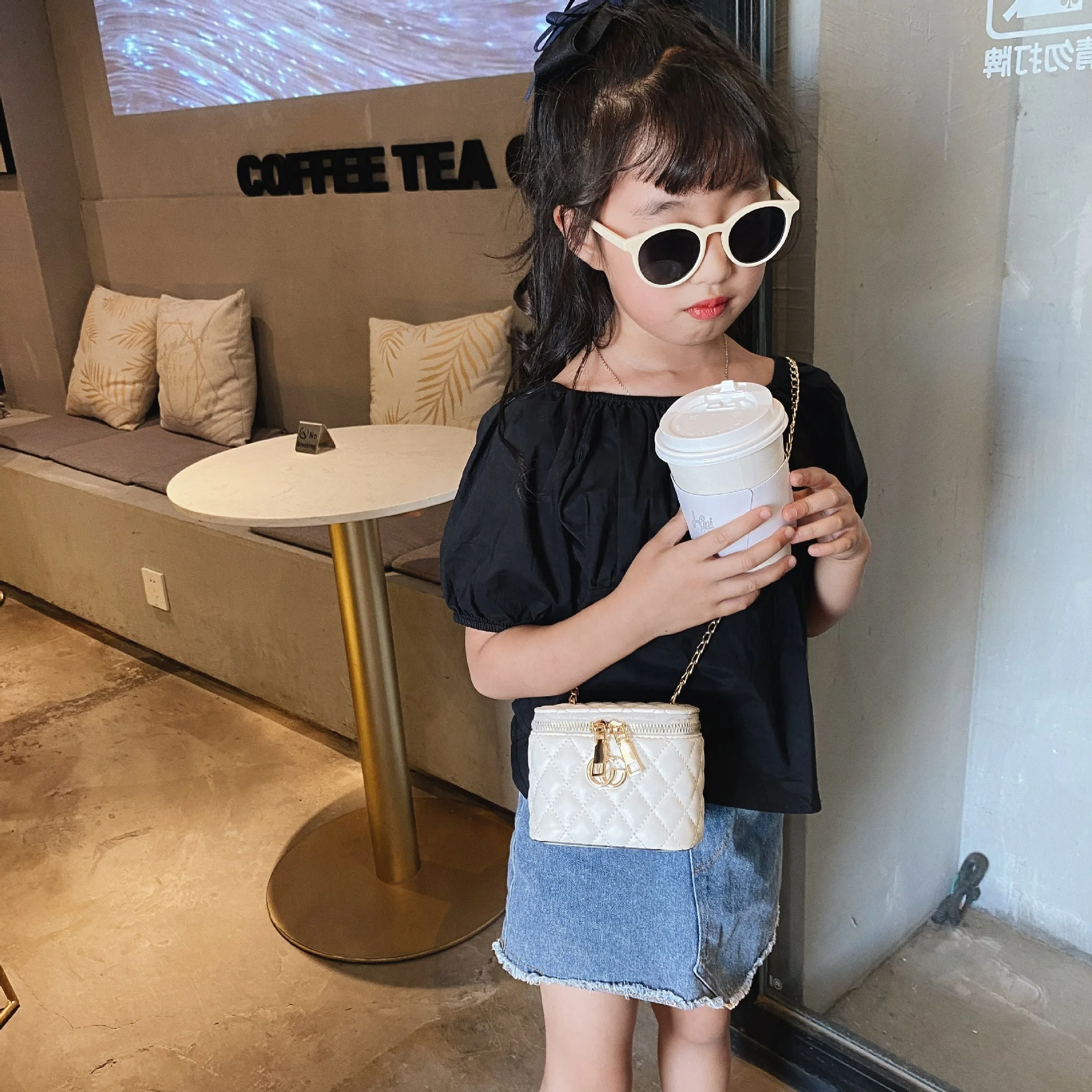 
Cute Baby Mini Coin Purse Little Girls Small Zero Wallet Pouch Bowknot Toddler Crossbody Bags Kids Money Change Purses Gift 