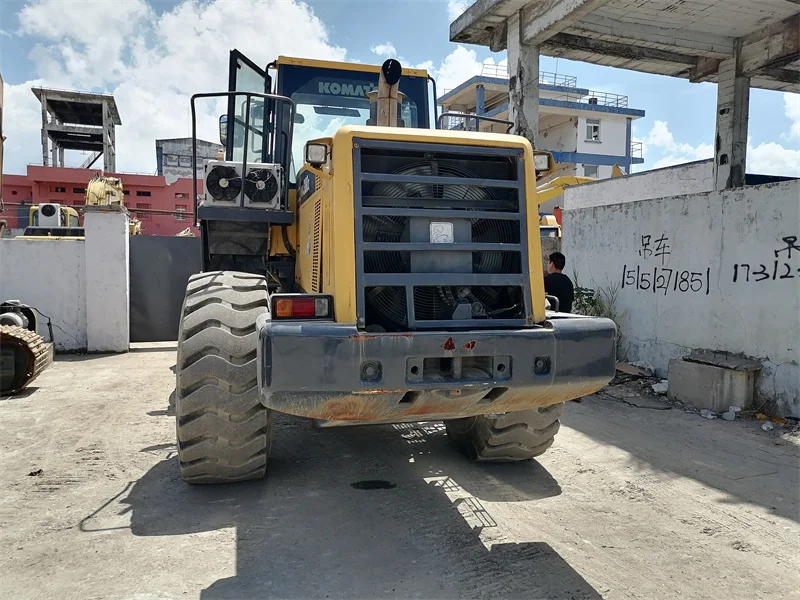 Б/у гидравлический колесный погрузчик Komatsu WA380 5 тонн фронтальный Колесный WA320 WA350 WA470 низкая цена распродажа