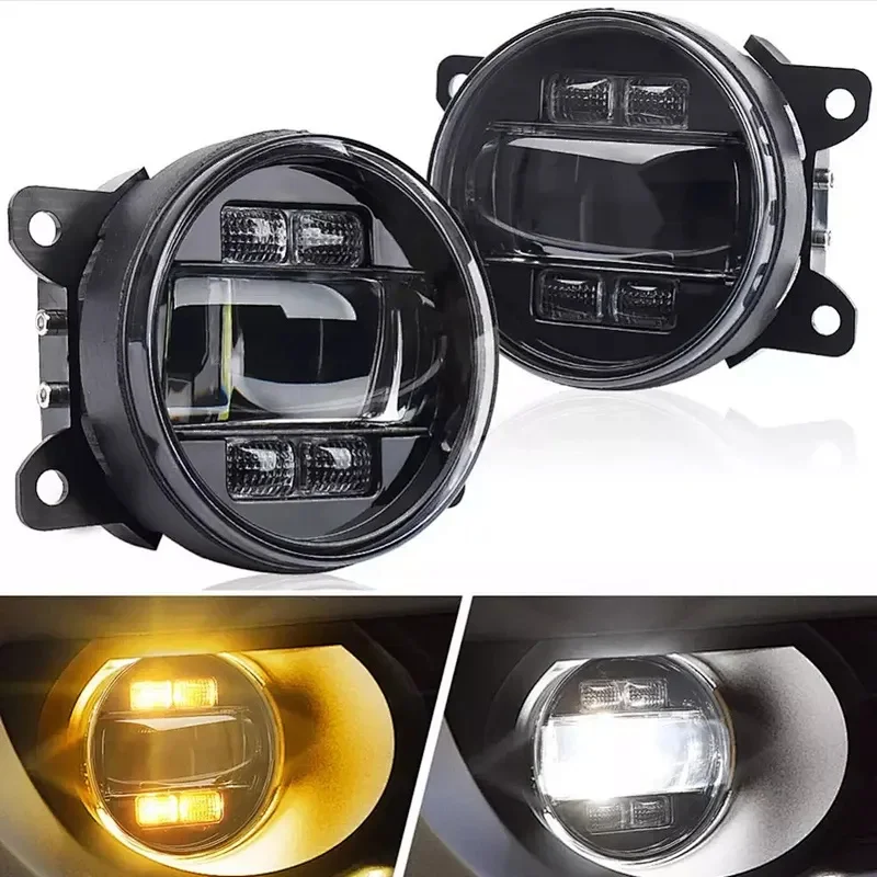jimny 2018-2024  daytime running light Front Bumper Fog Lamp Kit Upgrade LED Fog Light for Suzuki Jimny