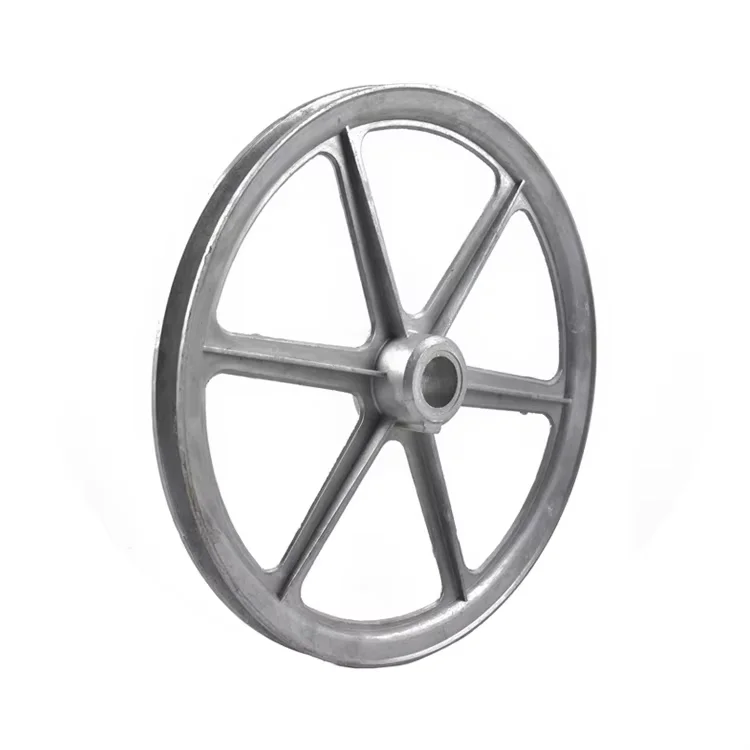Customized Logo Flywheel Pulley Premium Quality Bulk Grey Ductile Iron Casting Belt Pulley Wheels steel casting service