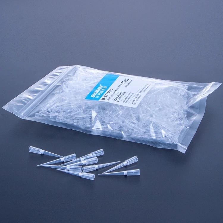 10ul 20ul 200ul Pipette Tips Autoclave PP Material Filter Pipette Tips With Small Mouth