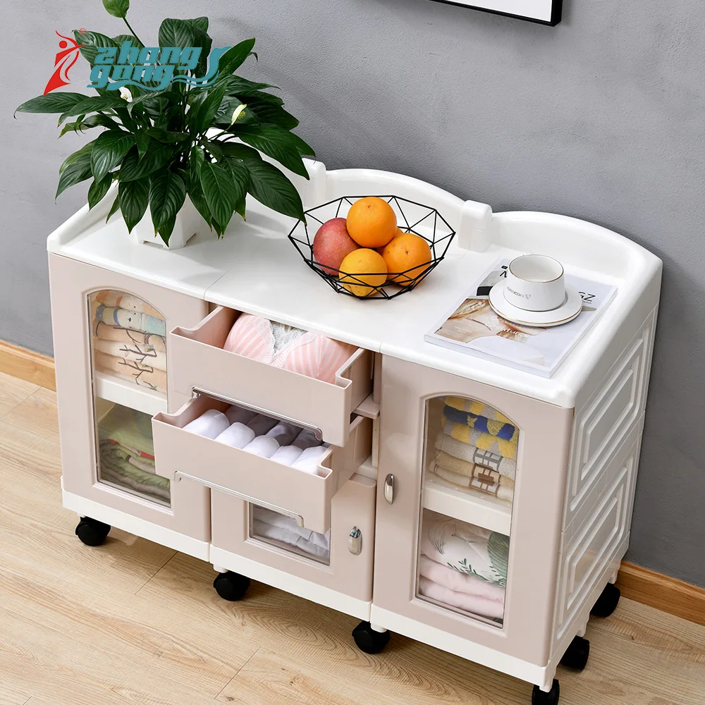 Многофункциональный пластиковый шкаф для хранения