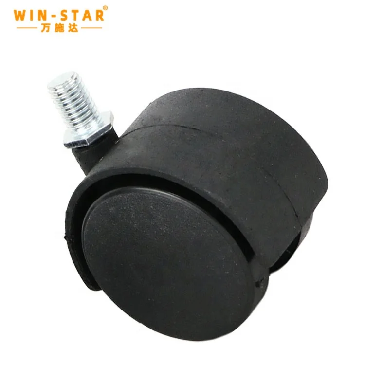 black nylon caster wheel for office chair furniture hardware