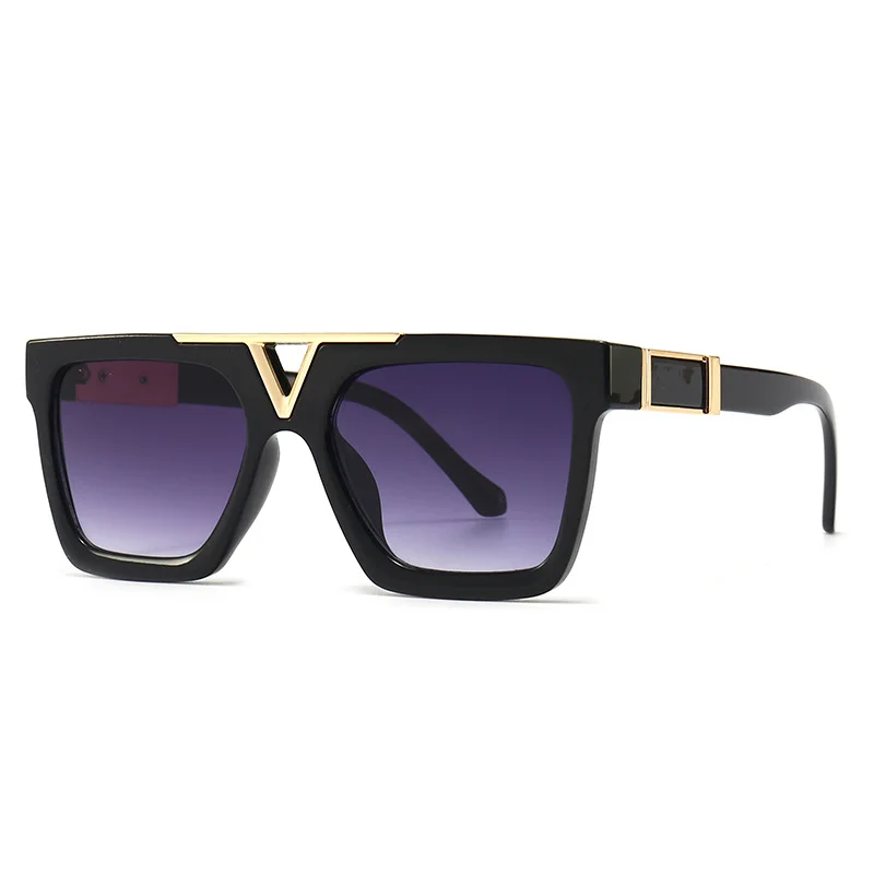 Custom Cat 3 UV400 Sunglasses Lunette De Soleil Vintage Square Sports Sunglasses Men