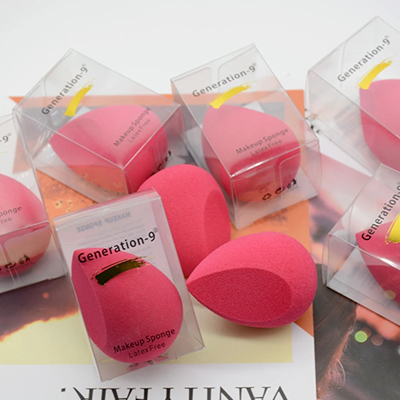 New Arrivals beauty Cosmetic Makeup Sponge Puff for Beauty Accessories Red Egg Smooth Foundation Contour Blending Puff