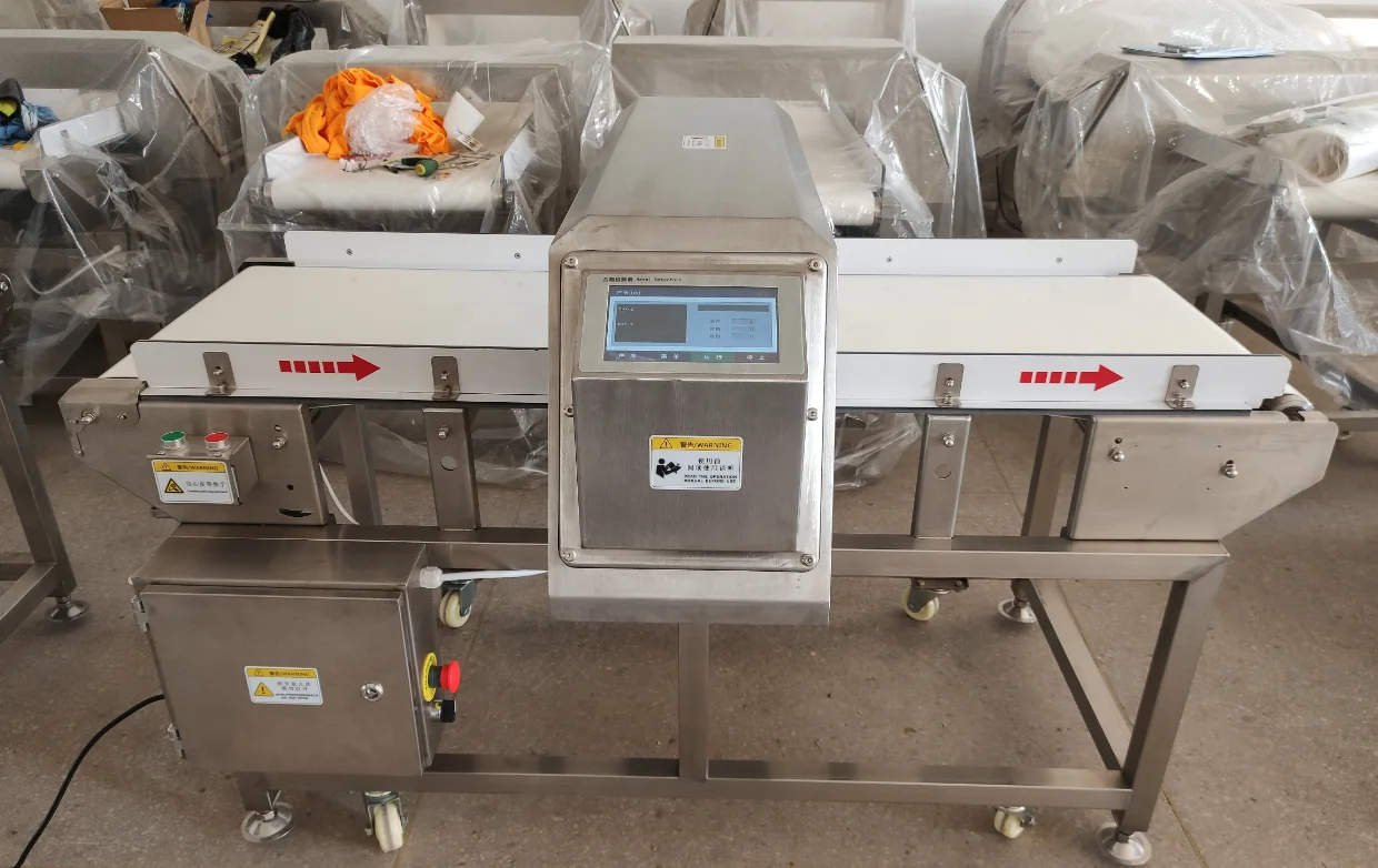 frozen crab meat metal detector/Gold Metal Detector Long Range Needle Belt Food Detector JZD-600