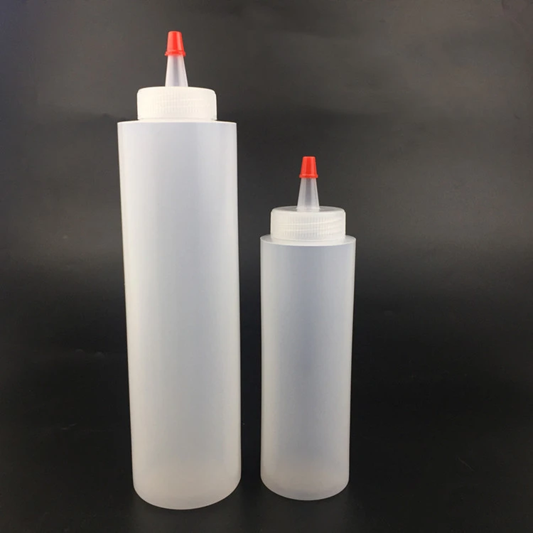 Sharp-mouthed portable pen-shaped bottle dripping oil storage pigment makeup liquid refill bottle oft PE tube squeeze bottle