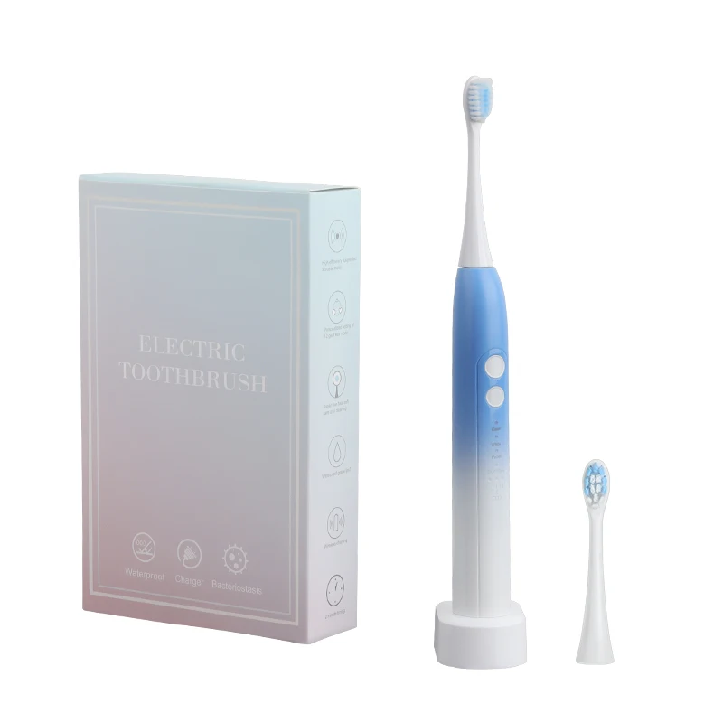 Custom Logo Adult Teeth Whitening Brush An Portable Rechargeable Smart Timer Sonic Electric Toothbrush For Oral Hygiene