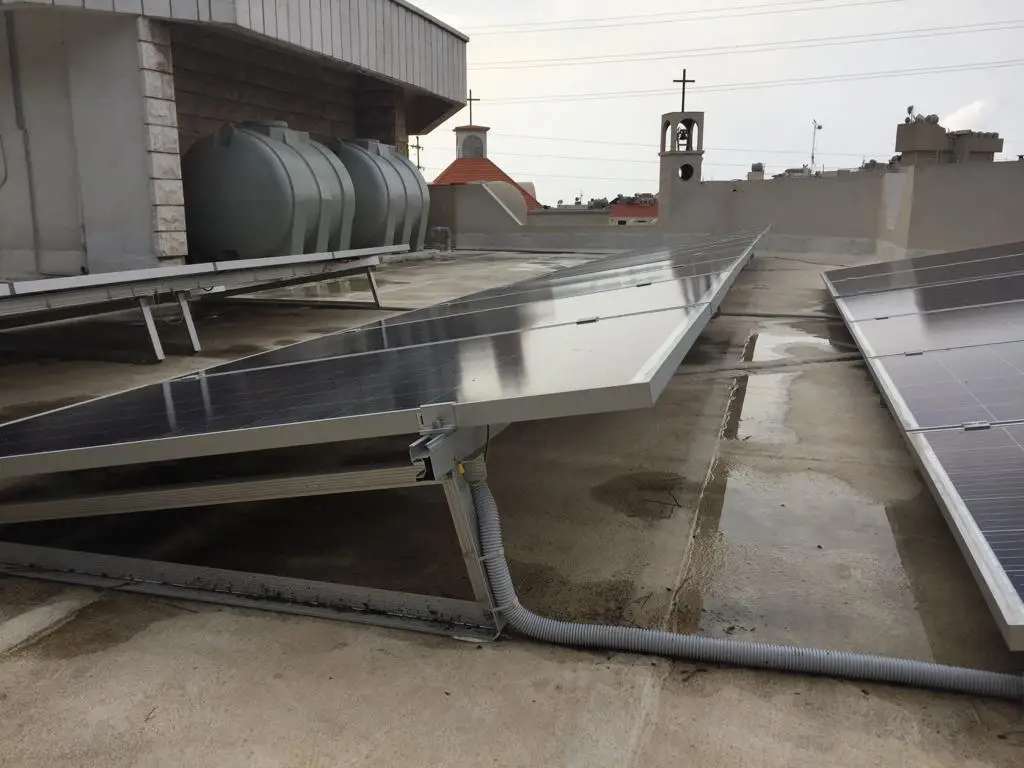 Rooftop pv aluminum tripod mounting racking triangle solar brackets