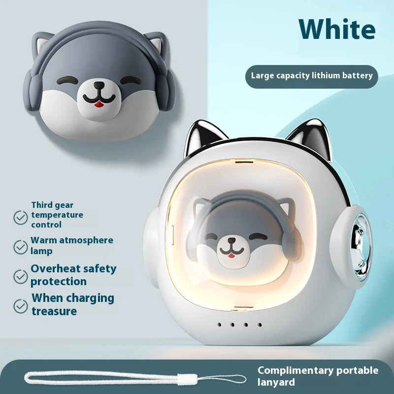 Mini Cartoon Cute Pet Warm Baby Explosion Proof Home Gift Portable Power Banks Hand Warmers