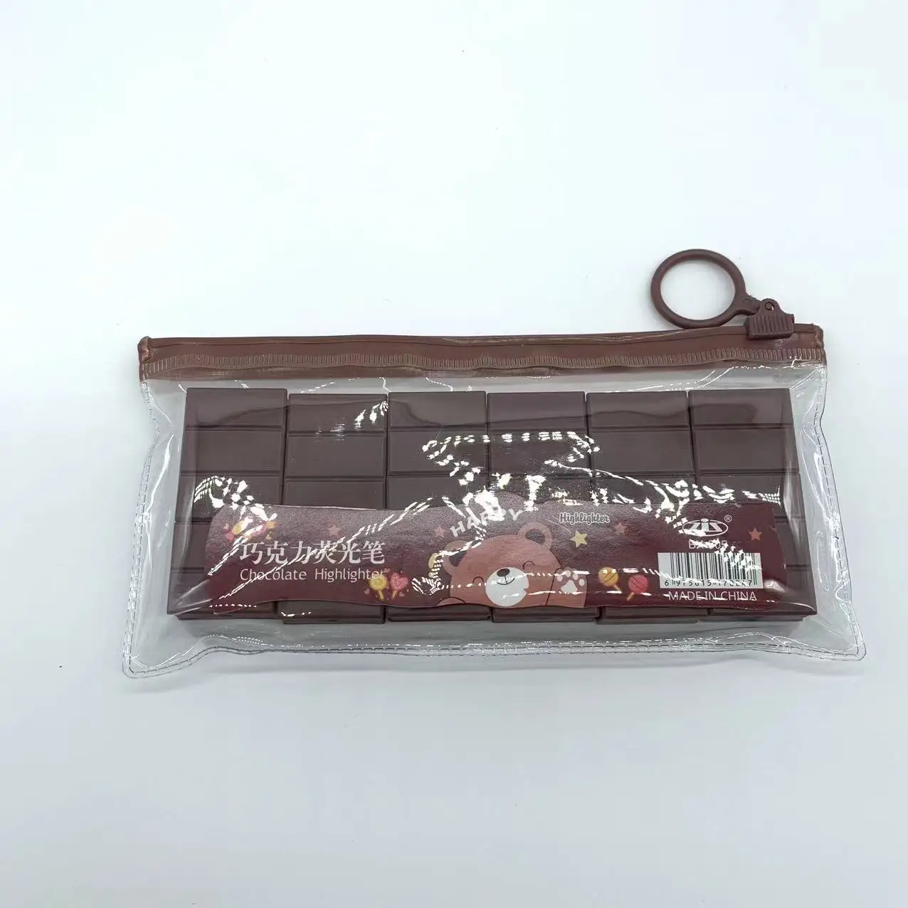 2024 Mini Chocolate Shaped Gift Highlighter Marker Pen for Kids Stocking Stuffers