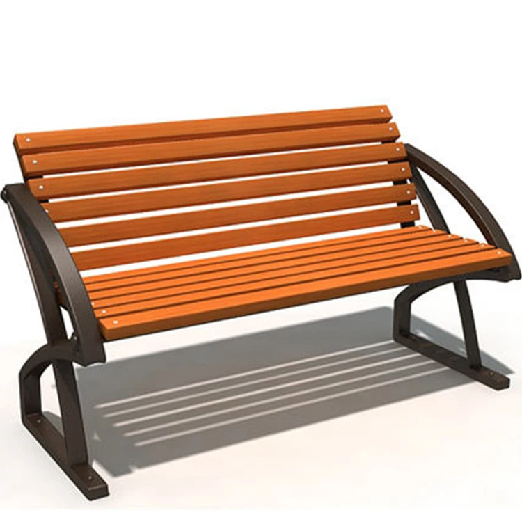 BH14805 Top Sale Security Outdoor Bench Wooden Park Leisure Chair