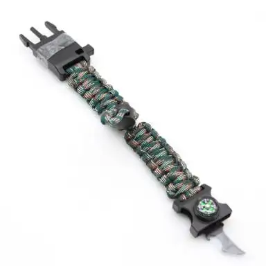 XIWANG paracord knife survival bracelet camping multifunction outdoor bracelets