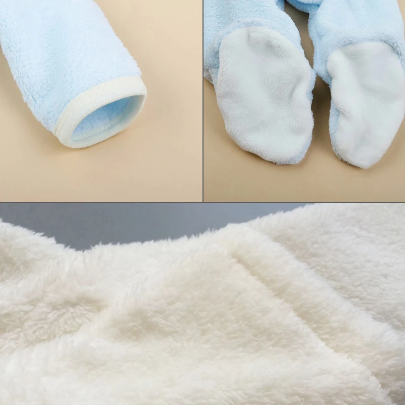 Winter spring Animal Onesie Fleece Coat for Boy Girl Baby infant Clothes Bear Pig Sheep lovely