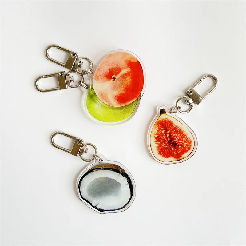 Factory Custom Printed Acrylic Charms Genshin Impact Acrylic Charm Hologram Keychain High Quality Epoxy Key Chain