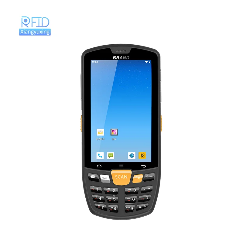 Портативный 13 56 МГц RFID и 1D 2D сканер штрих-кодов GPS Android КПК смартфон с 4G портативным считывателем
