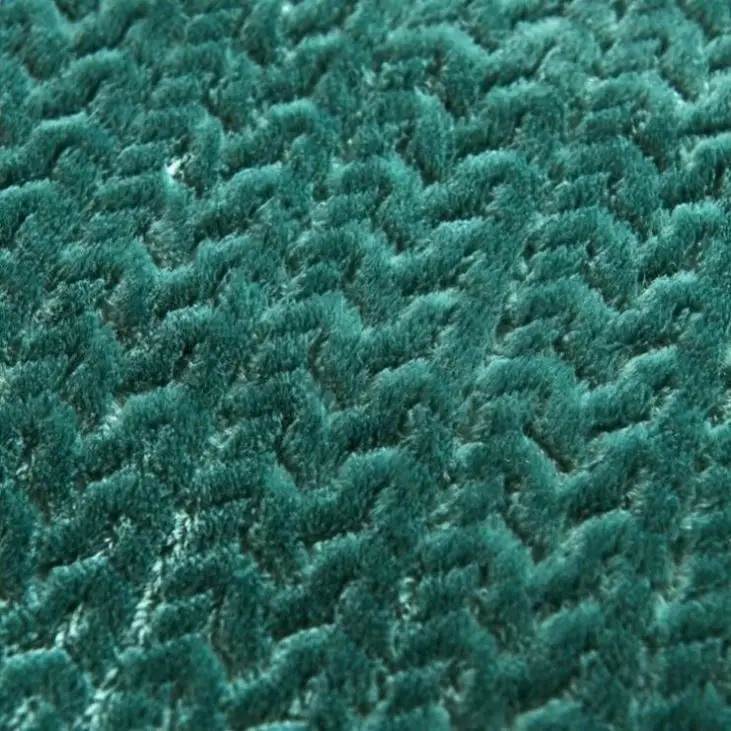 Textile Towel Luxury Lace Fabric_For_Sofa Material Felt Polyester Spandex Tufting Eyelet  Fabric Paint