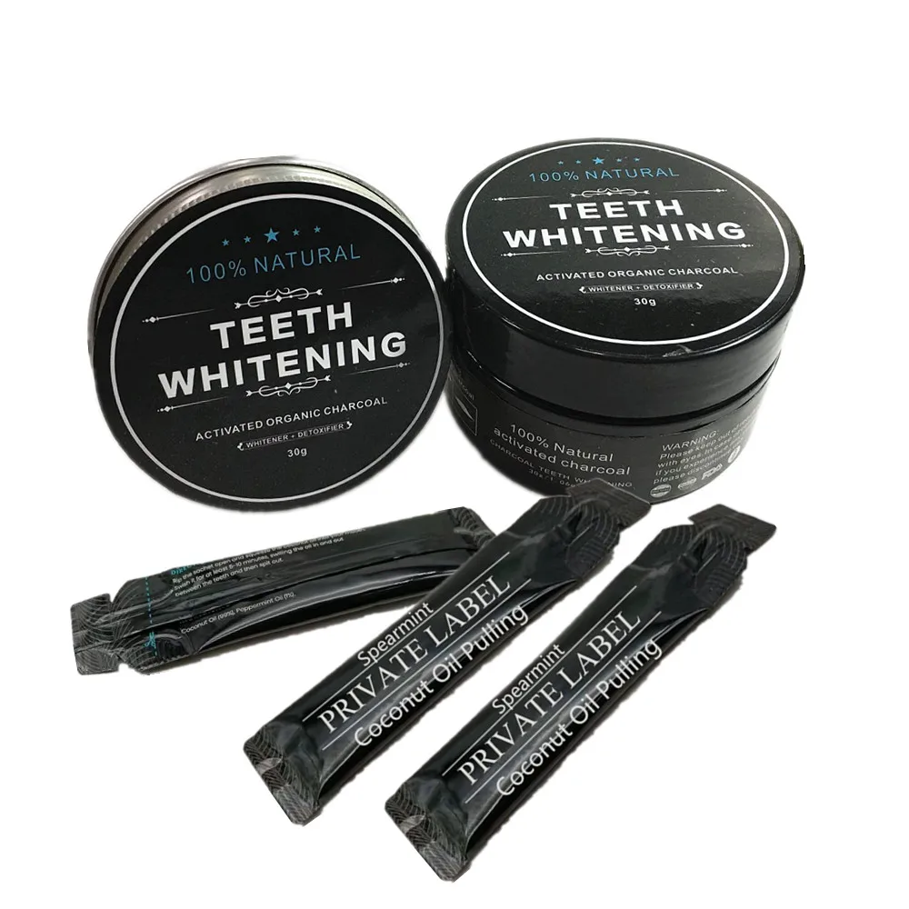 Private Label Coconut Oil Pulling Mouthwash Virgin Coconut Oil with Mint Flavor