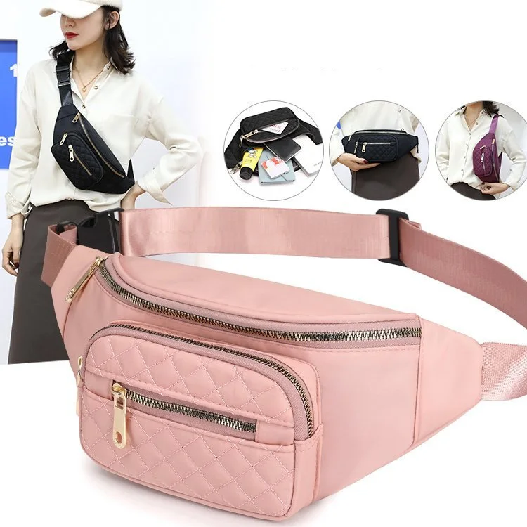
Wholesale Multi-function Fashion Waist Bag Factory Custom Waterproof Travel Fanny Pack 