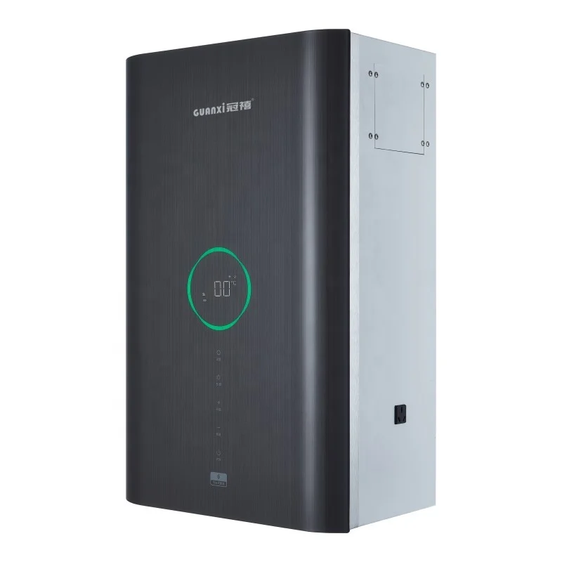 Tempered Glass panel 16 kW Central Heating Electric combi boiler for properties with shower perfect replacement of gas boilers