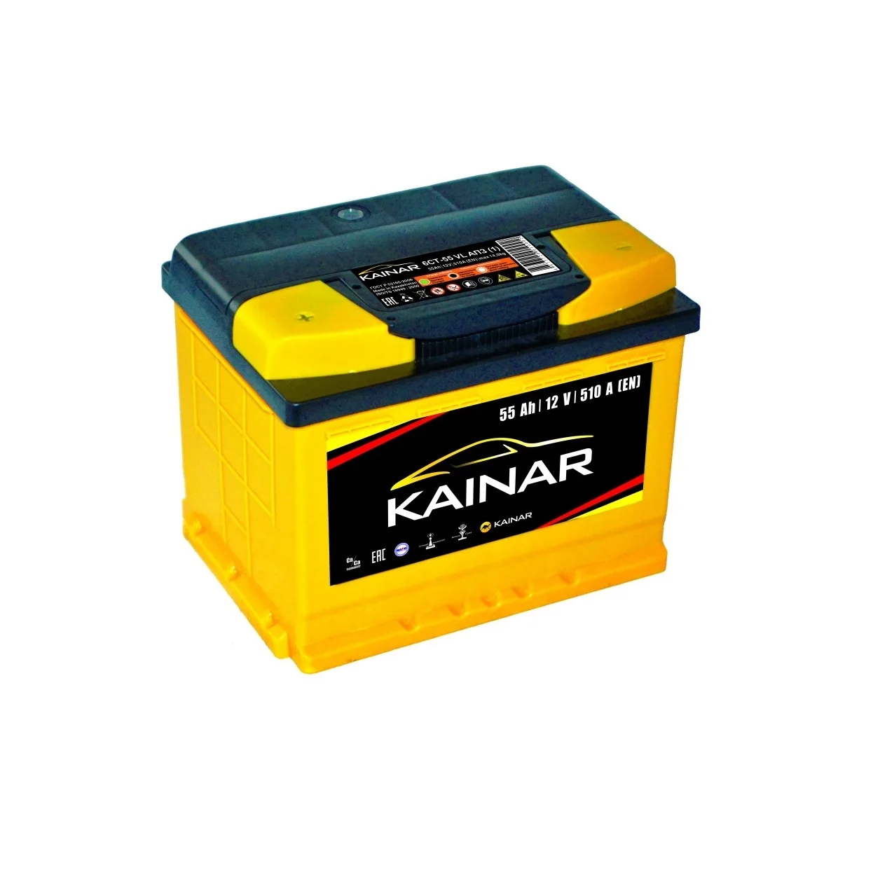 Battery KAINAR 6ST-55 APZ pp. Auto Car Battery