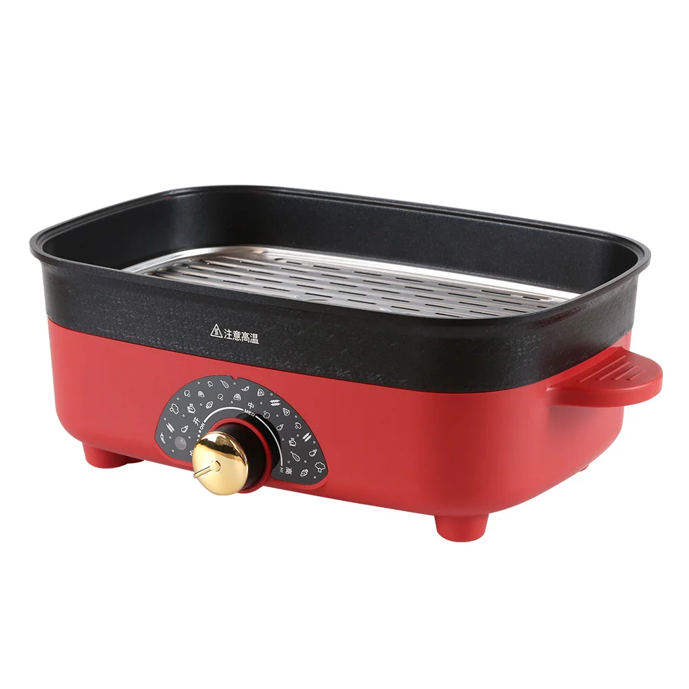 Lucky Red 5.5L Multi-functional Cooking Pot Hot Pot BBQ Grill Pot