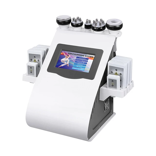 
6 in 1 High Quality Kim 8 New Ultra Cavitation Rf Vacuum ultrasonic 40k cavitation Slimming Machine 