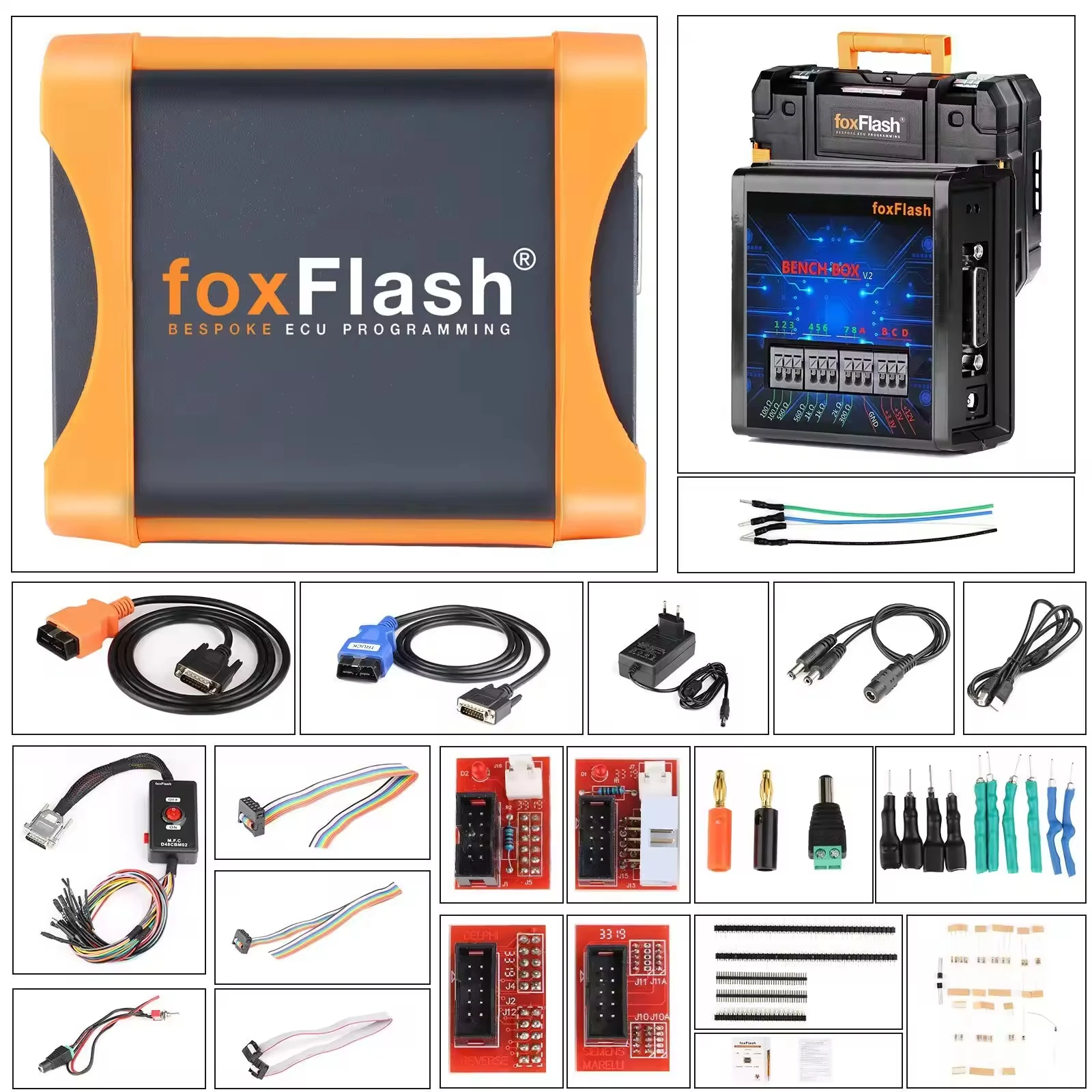 2024 FoxFlash Master Version Super Strong ECU TCU Clone and Chip Tuning Support Checksum Auto Checksum WinOLS 4.70 ECU Tool