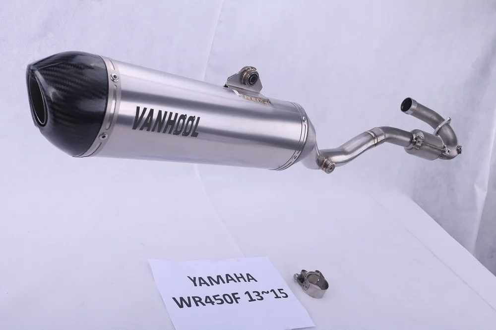 Полная производительность гоночная уличная выхлопная труба для WR450F 2016