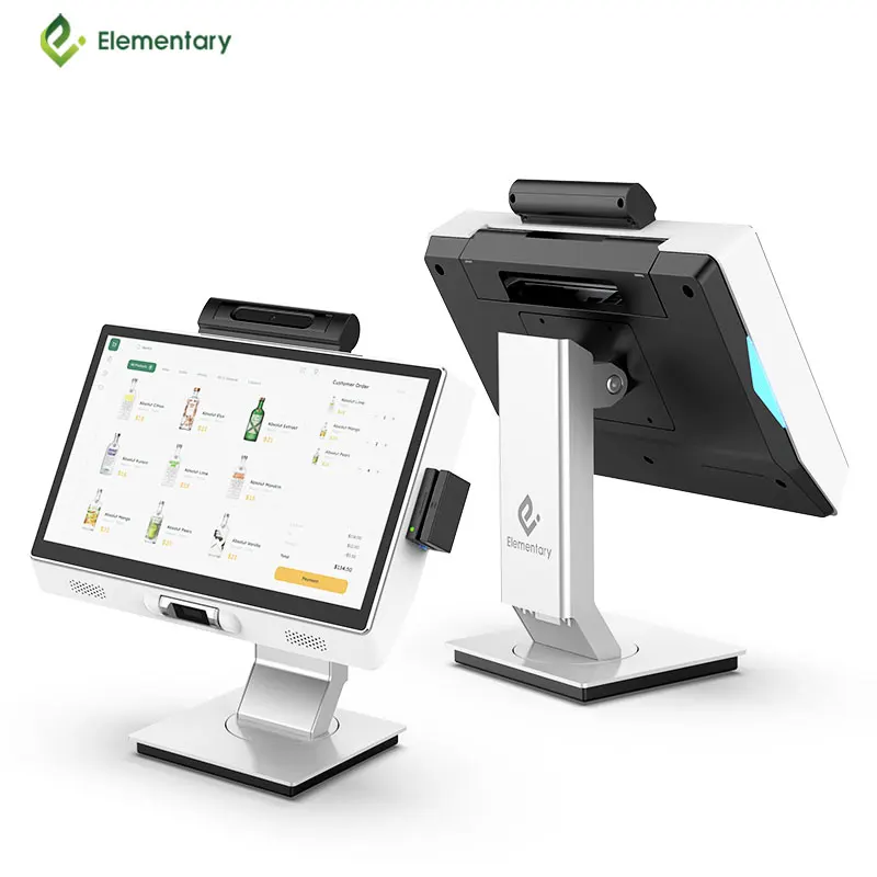 Изысканный 5G-WIFI Windows/Android Tablet POS с автоматическим распознаванием лица для розничной индустрии кофейных напитков