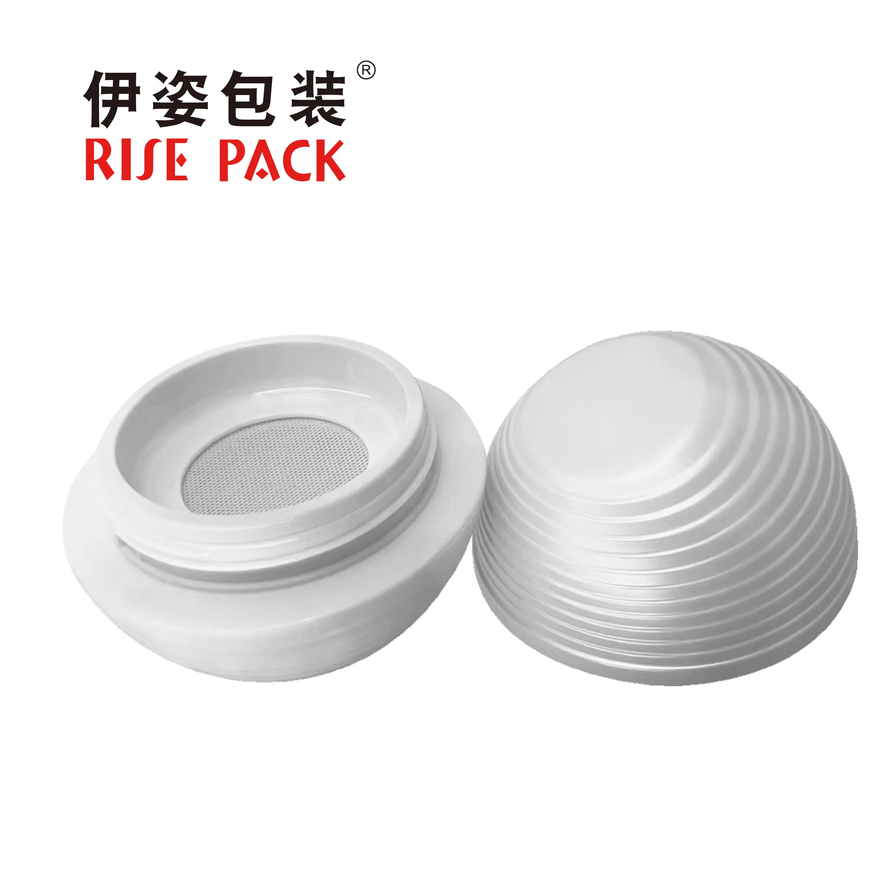 Hot sale 30g 50g sphere shape acrylic jar for plastic cosmetic packaging Loose powder bottle can choose