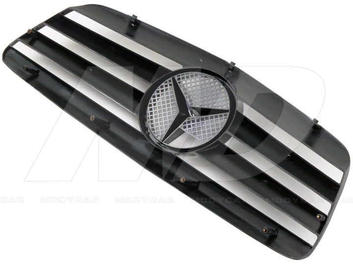Передняя решетка из АБС и углеродного волокна для MERCEDES BENZ E-Class W211 E230 E280 E350 AMG E63 2007-2008