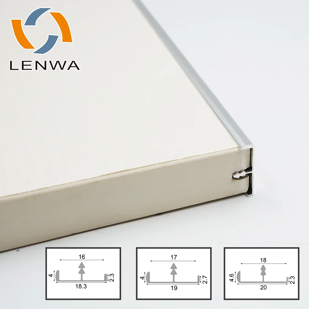 LENWA алюминиевый экструдированный профиль Заводская алюминиевая окантовка стола для защиты краев
