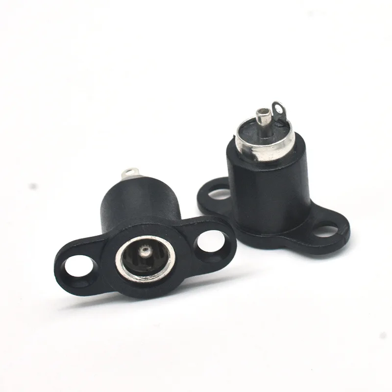 DC-101 Chassis Panel Mount DC Power Jack 5.5*2.1 5.5*2.5 Screw Panel Mount DC Power Socket
