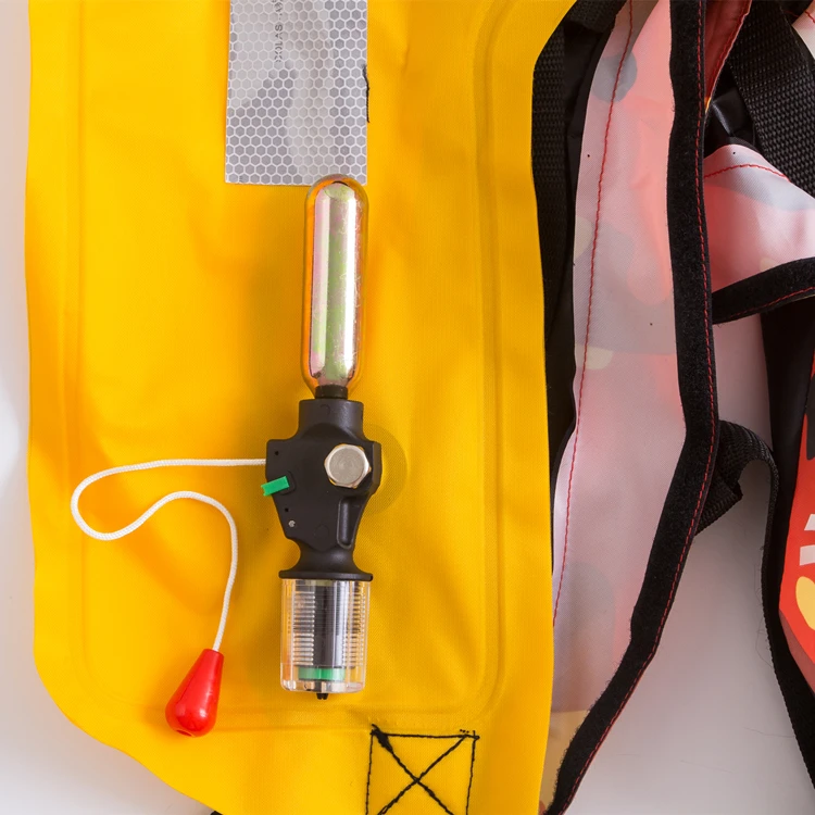 Распродажа, красочный экологически чистый Автоматический надувной спасательный жилет 75N для детей, одобрен CE