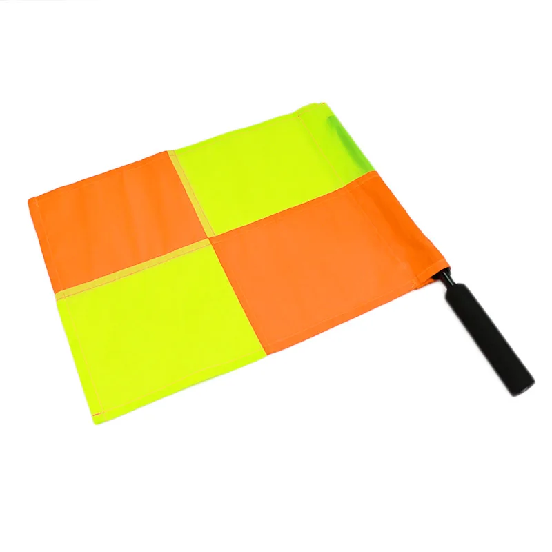 Football Soccer Gaelic Hockey Linesman Flags Hand Signal Referee Flag Kits Competition Flag