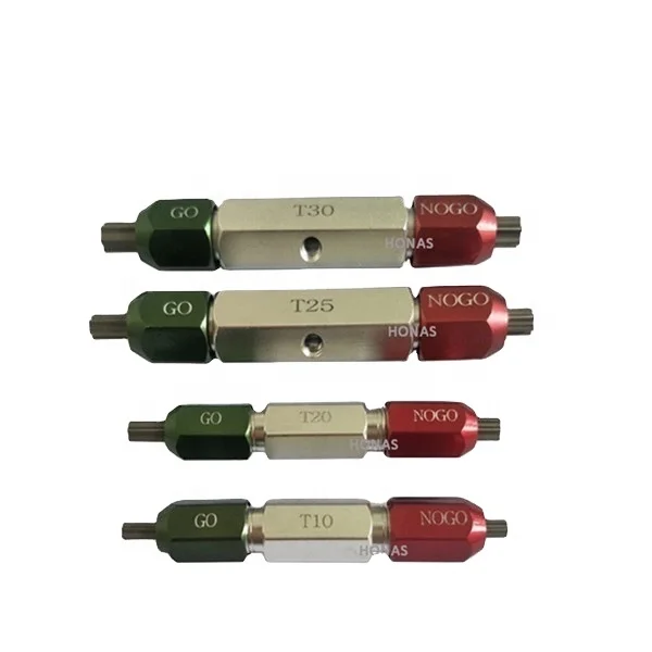 ISO10664 BS1363 E14 E27 go no go torx hexagon security M4 T10 T20 T15 T30 T40 T25 screw plug socket measuring test gauge