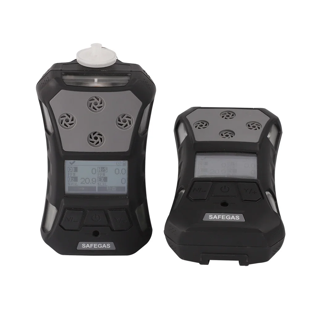 Portable Multi Gas Detector 4 Gas Meter With Man down Alarm IP67