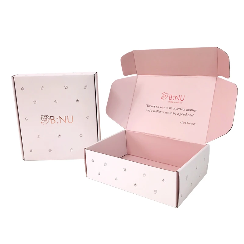 Wholesale Custom Small Product Display Packaging Corrugated Cardboard Folding Postal Shipping Box
