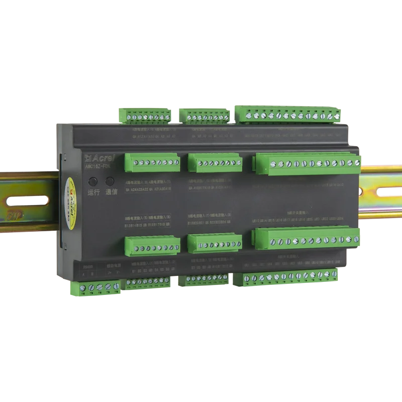 DC Multi Channel 48 Circuit Energy Power Monitor Meter AMC16Z With RS485 Modbus 50A Incoming Current for Base Station